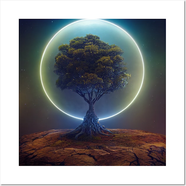 Yggdrasil World Tree of Life Wall Art by Grassroots Green